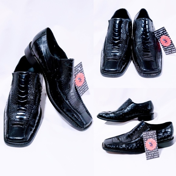 men's stacy adams alligator shoes